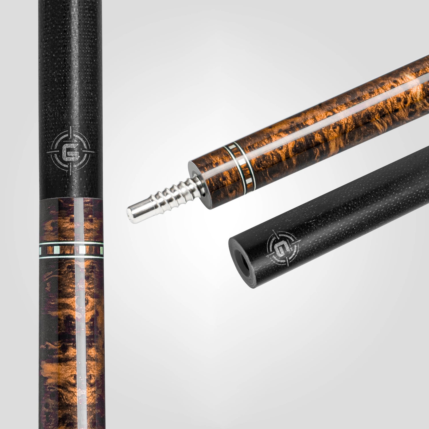 Rhino G-W Pool Cue - Thuya - Leather Wrap