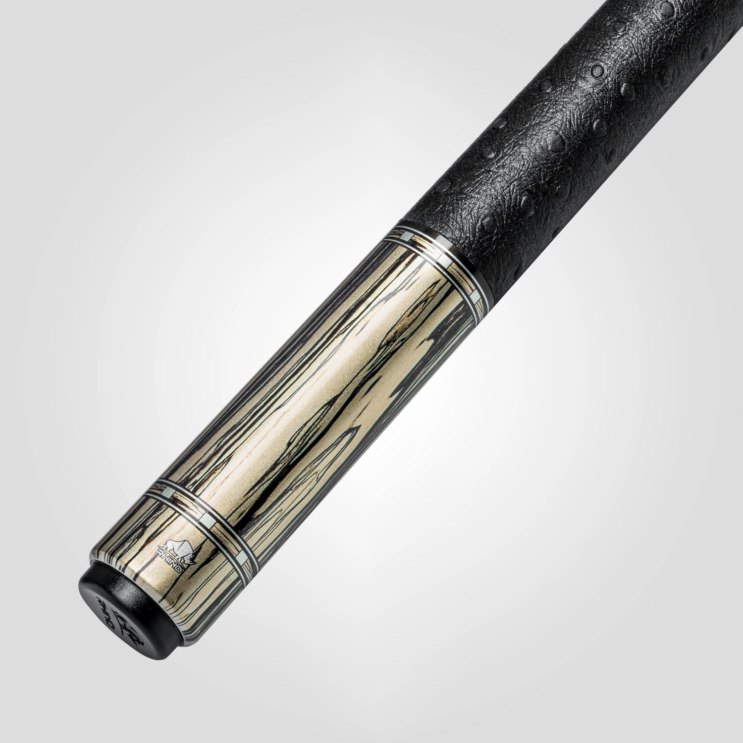 Rhino G-W Pool Cue - Pale Moon Ebony - Leather Wrap